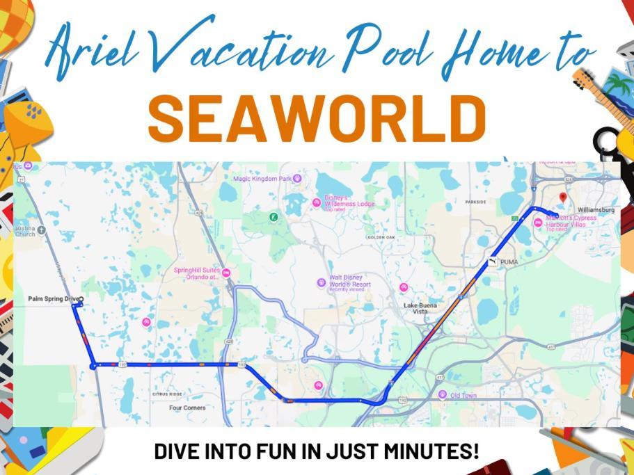 Ariel Private Pool Home Wspa أورلاندو المظهر الخارجي الصورة