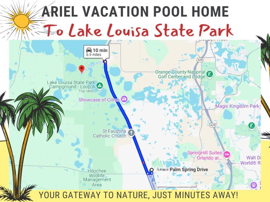 Ariel Private Pool Home Wspa أورلاندو المظهر الخارجي الصورة